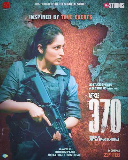 Article 370 (2024) movie poster image Vegamovies